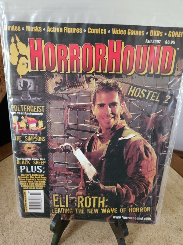 Fall 2007 issue of HorrorHound magazine (#7) featuring Eli Roth