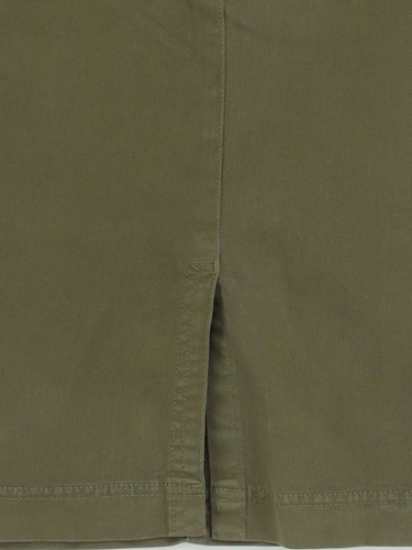Laura Ashley Women's Midi Skirt UK 14 Green Cotton - Picture 4 of 5