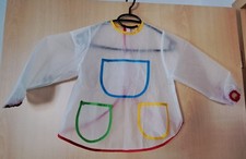 5x Malschürze Kleinkinder Klettverschluss Ab...