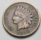 1893 INDIAN HEAD CENT,MOST OF LIBERTY, VERY NICE COIN!!!!(A1)