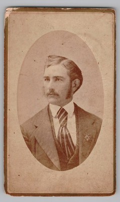 Antique CDV Circa G.D. Morse Dapper Man San Francisco