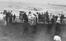 Lincoln Beachy Airplane Ontario Beach Rochester New York NY - Reprint Lincoln Beachy Airplane Ontario Beach Rochester New York NY - Reprint