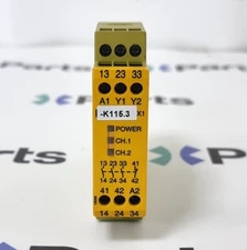 PILZ PNOZX124VAC/DC3N/O1N/C Safety Relay