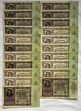 Lot of 21 - 1922 Germany 50000 Marks Reichs Banknotes Funfzigtausend