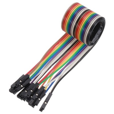 2 Stück IDC Regenbogenkabel FC Buchse auf 20P für 30cm nicht 2,54mm