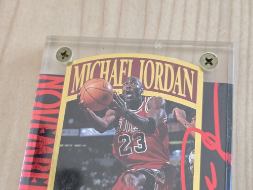 Upper Deck Michael Jordan 1997 25000 Punti Die Cut Jumbo Card Chicago Bulls - Foto 5 di 7