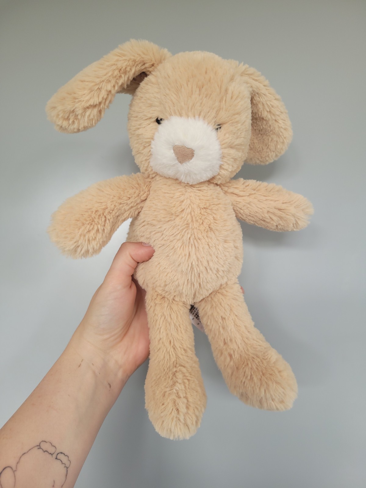 Mothercare Soft Snuggle Bunny Baby's Plush Soft Toy Comforter Brown Beige