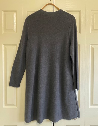 J Jill Dress Womens Large Petite Cotton Knit Mock Neck Pullover Long Sleeve NICE - Picture 3 of 6