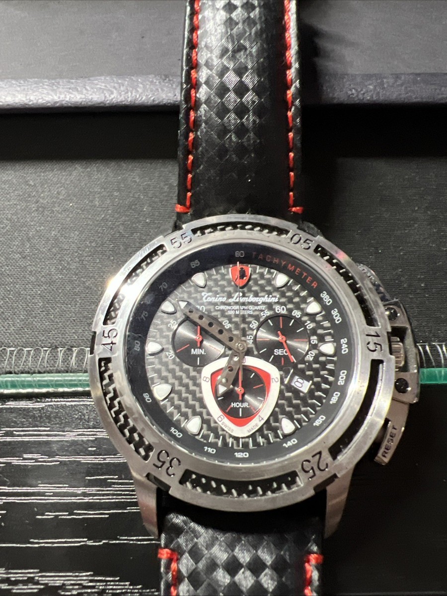 Tonino Lamborghini Herrenuhr Wheels Chronograph - Silver