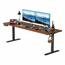 1.7M Electric Standing Desk Height Adjustable Home Office Computer Working Desk — image 10