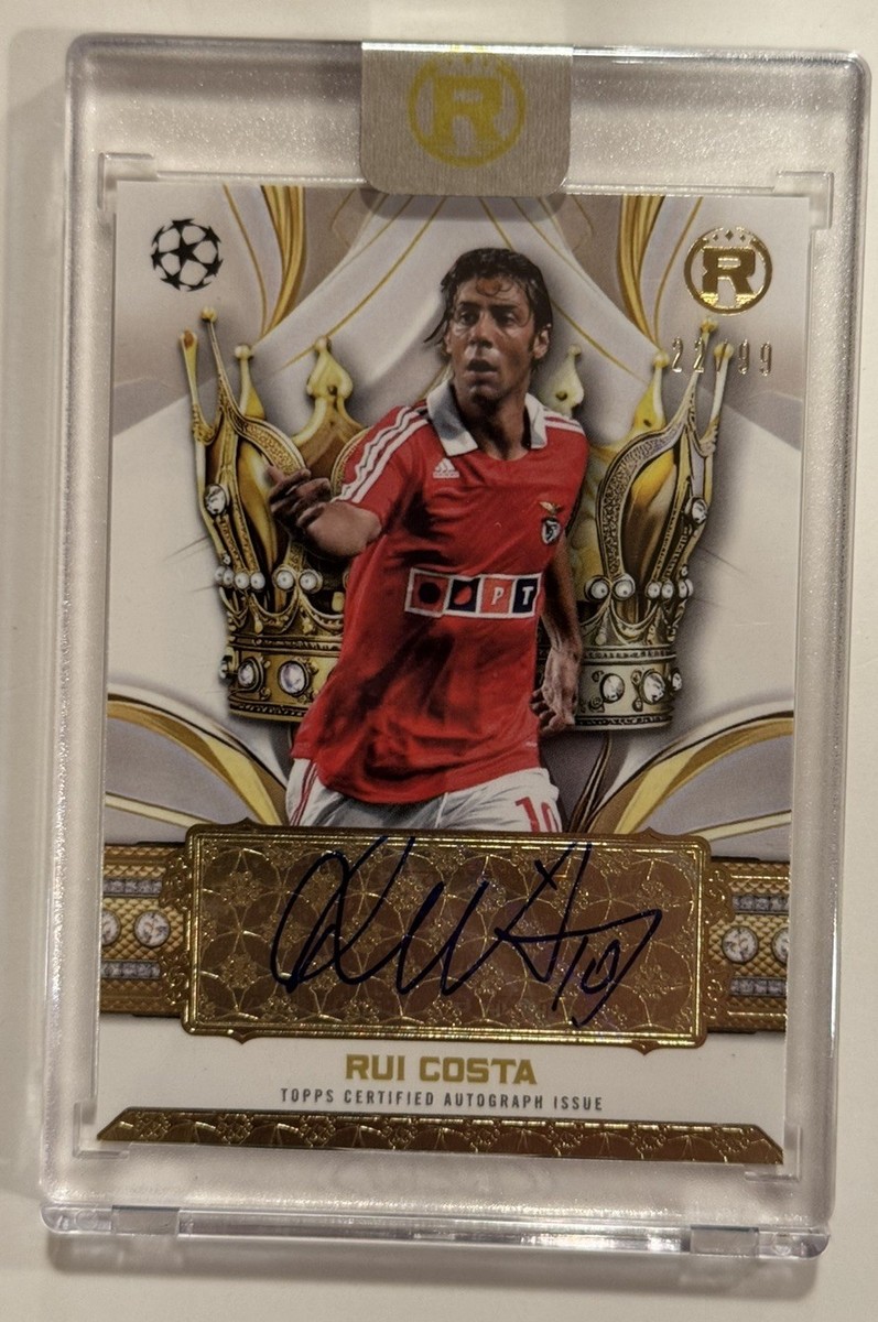 スポーツ選手 TOPPS TRIBUTE AUTOGRAPHS 2025 Topps Reverence Rui Costa Crowned Legend Auto /99