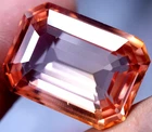 Natural 48.52 Ct Padparadscha Sapphire GGL Certified Sparkling Loose Gemstone