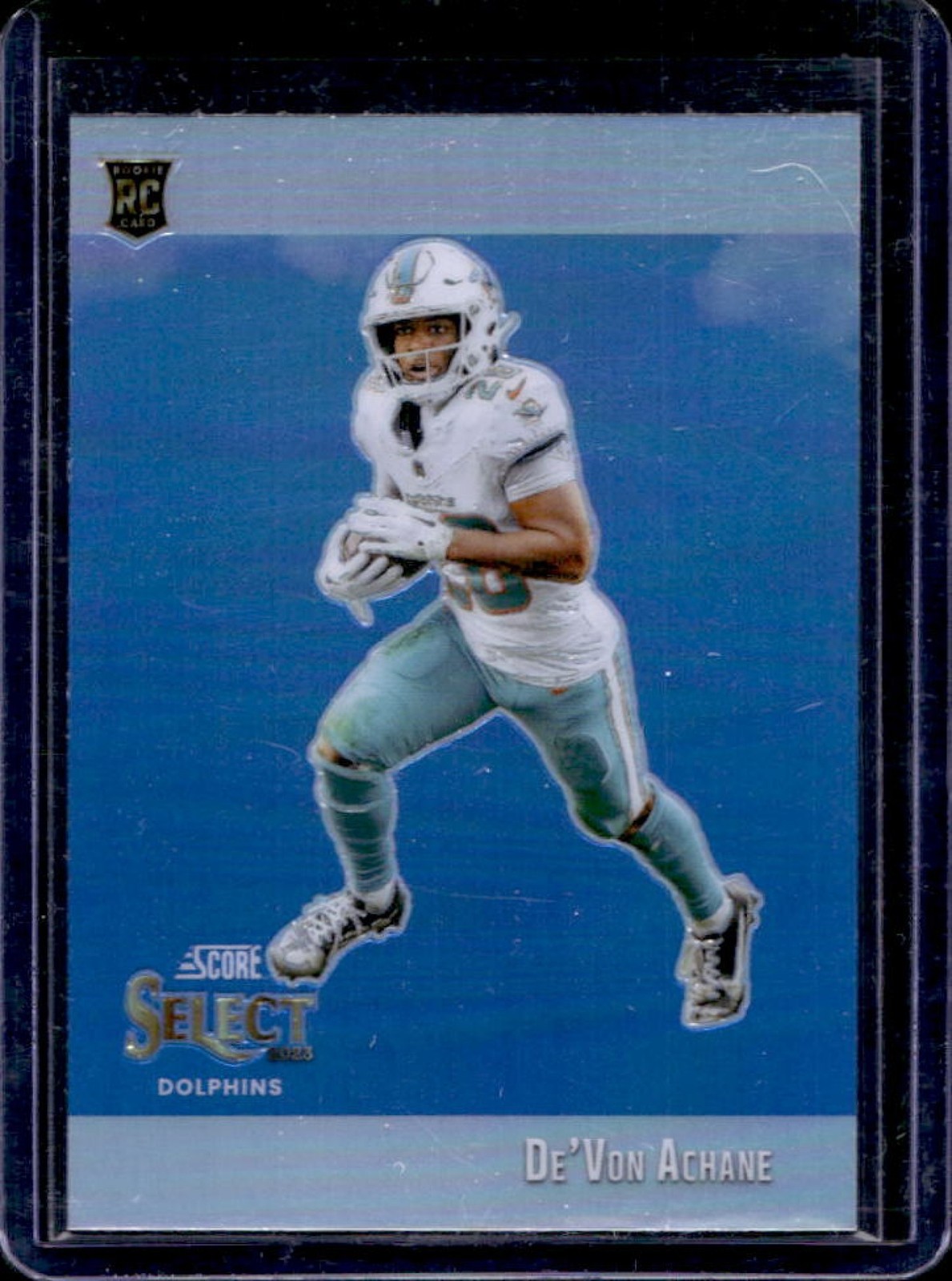 2023 Select De'Von Achane Score Throwback RC Silver Prizm #STW-DAC Dolphins