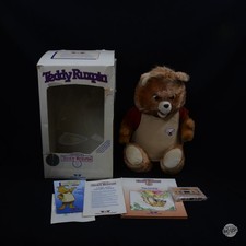 Teddy Ruxpin Worlds of Wonder 1985 Box with Cassette Tape And Book