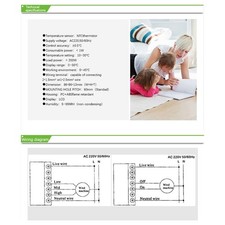 Accurate Temperature Control with Fan Coil Thermostat for For central Air
