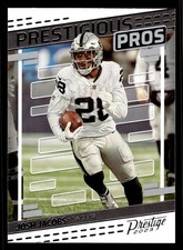 2023 Panini Prestige Prestigious Pros - Josh Jacobs #PP-24 Las Vegas Raiders