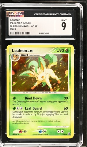Leafeon graded CGC 9 for sale on eBay