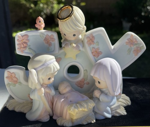 Precious Moments porcelain figure JOY 2006 Nativity With Angel 610013 - Picture 13 of 21