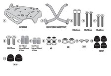 Kit D'Attache Arrière Givi SRA8209 Pour Top Case Monokey, MOTO GUZZI V85 TT