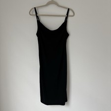 The Limited Dress Women's Small Black Cowl Neck Slip Dress Sleeveless Y2K