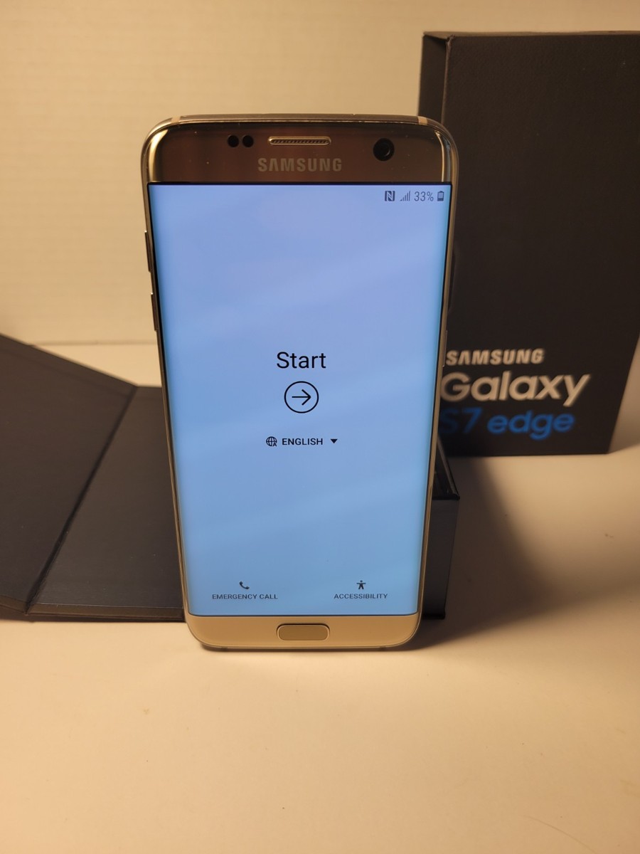 Samsung Galaxy S7 edge - 32 GB - Gold Platinum (AT&T) for