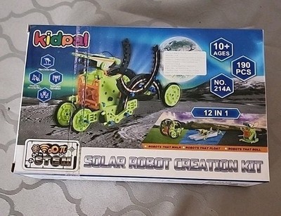 STEM 12-in-1 Solar Robot Kit | Build & Learn Educational DIY Science Toy