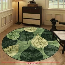 23x2331x3147x4763x63inches Non-Slip Machine Washable Velvet Round Mat for Hallwa