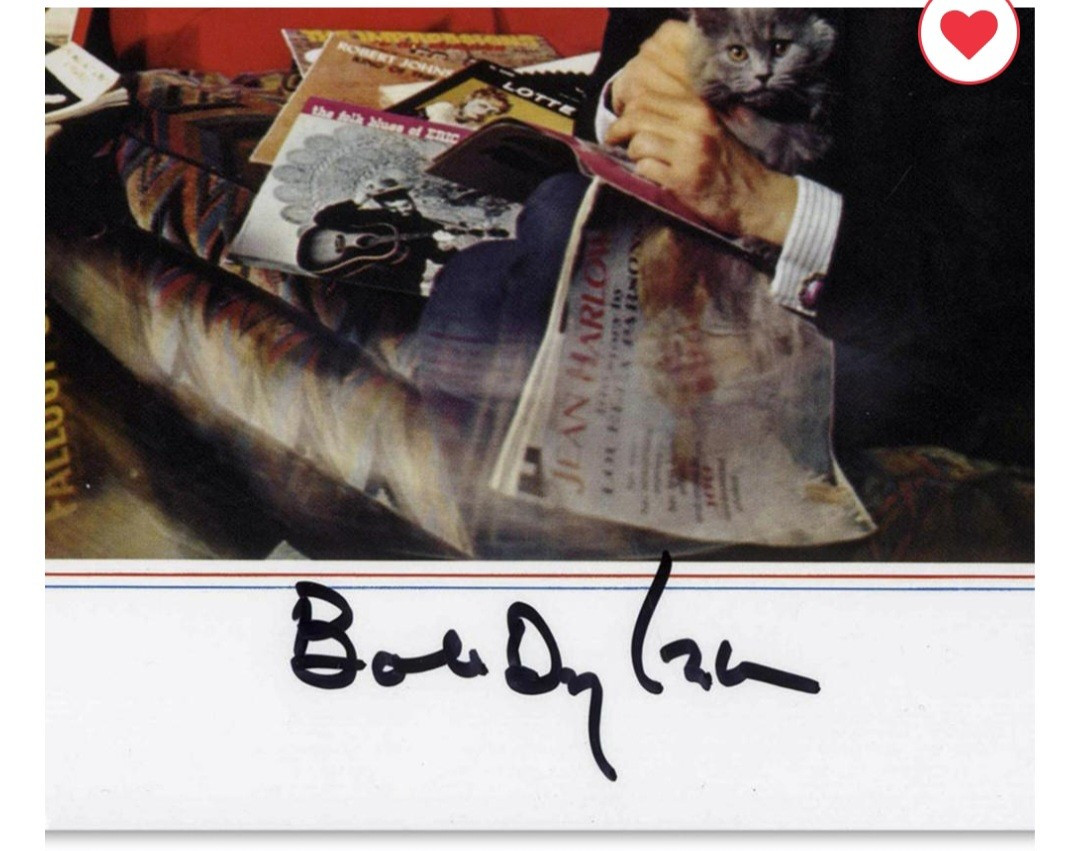 Bob Dylan Signed Vinyl Record Album 