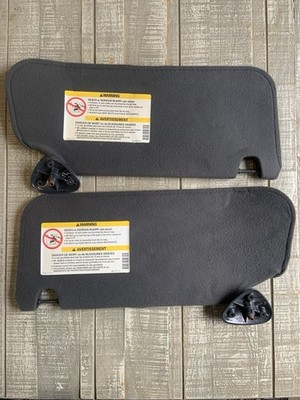 1998-2004 Chevy S10 Blazer Sun Visors Left Right Set GRAY Chevrolet Sunvisors