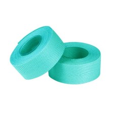 NASTRO MANUBRIO COTONE BICICLETTA BICI CORSA RETRO VINTAGE VELOX CELESTE BIANCHI