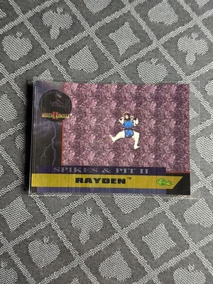 1994 Classic MK2 Mortal Kombat II 2 Chase Card Spikes & Pit II Rayden SP6