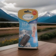 NEW Amope Pedi Perfect 2 Replacement Roller Heads Diamond Crystals Extra Coarse