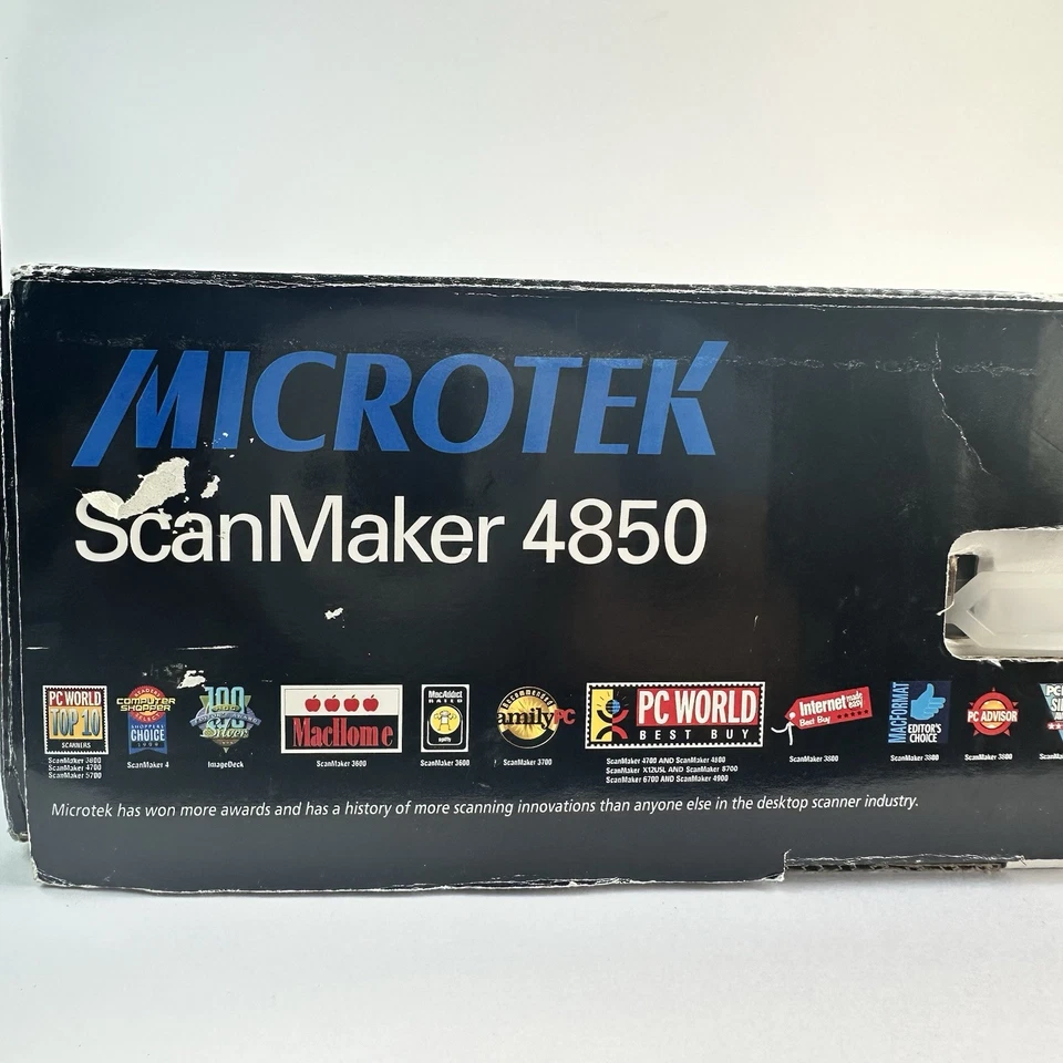 Microtek ScanMaker 4850 Flatbed Scanner Ultra Slim 4800 X 2400 dpi, Not Working. - Image 4 of 4