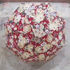 Vintage Lauren Ralph Lauren Umbrella Floral Flowers Red AOP Y2K Womens