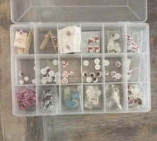 Vintage Sew On Buttons! Kitty Cats, Pandas, Bears, Ducks,  La Mode & Le Bouton