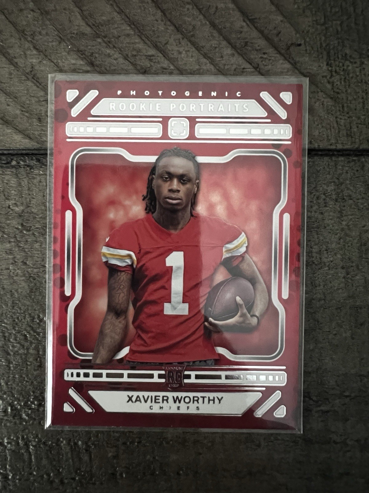 2024 Panini Photogenic - Rookie Portrait Xavier Worthy #200 (RC) KC Chiefs