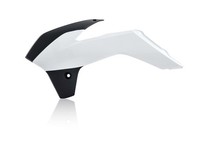 Acerbis KüHler-Radabdeckungen Radiator Rad Scoops Schwarz Weiß 0016896.237