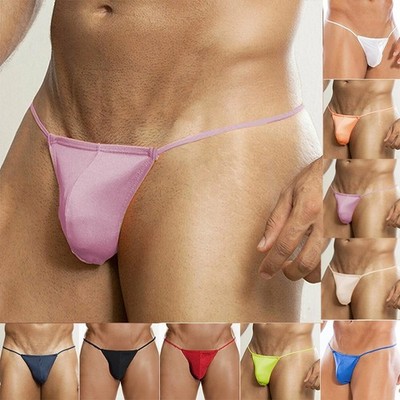 Herren Sexy Slip G-String Tanga Unterwäsche Niedrig Sitzende Unterhose Schlüpfer