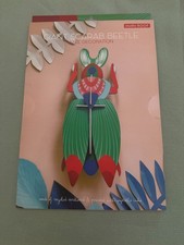 Studio Roof Giant Scarab Beetle Wall Decoration NIB