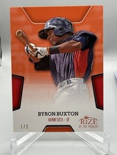 BYRON BUXTON 2013 Rize Rookie ORANGE Paragon PRODIGY RC #1/1