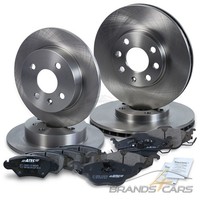 Atec Bremsscheiben + BremsbelÄGe BremsklÖTze Vorne + Hinten FÜR Opel Astra G