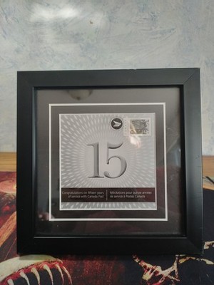 Canada Post Corporation Framed Service Award 15 Years