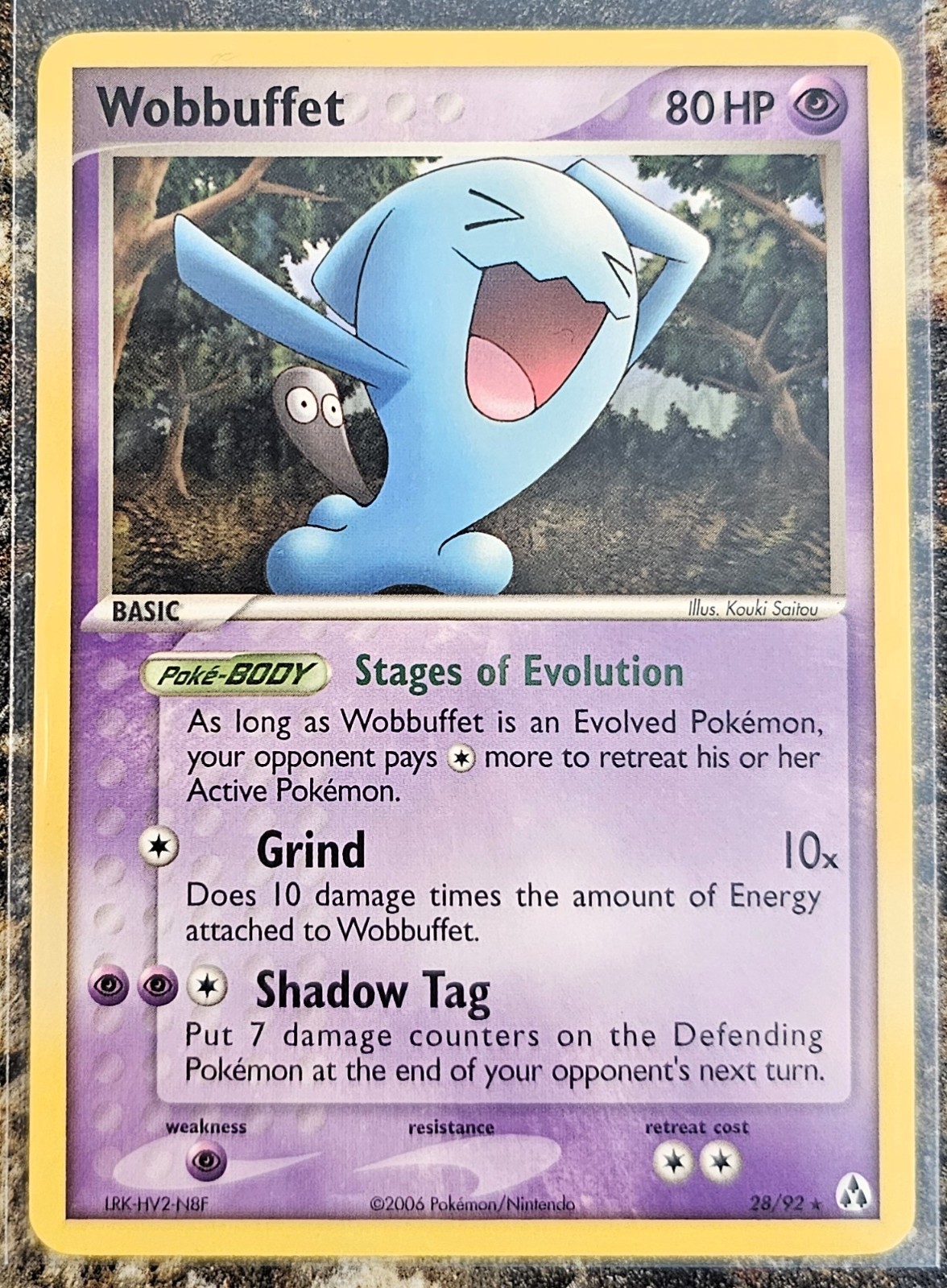 Pokemon 2006 Legend Maker Wobbuffet 28 LP