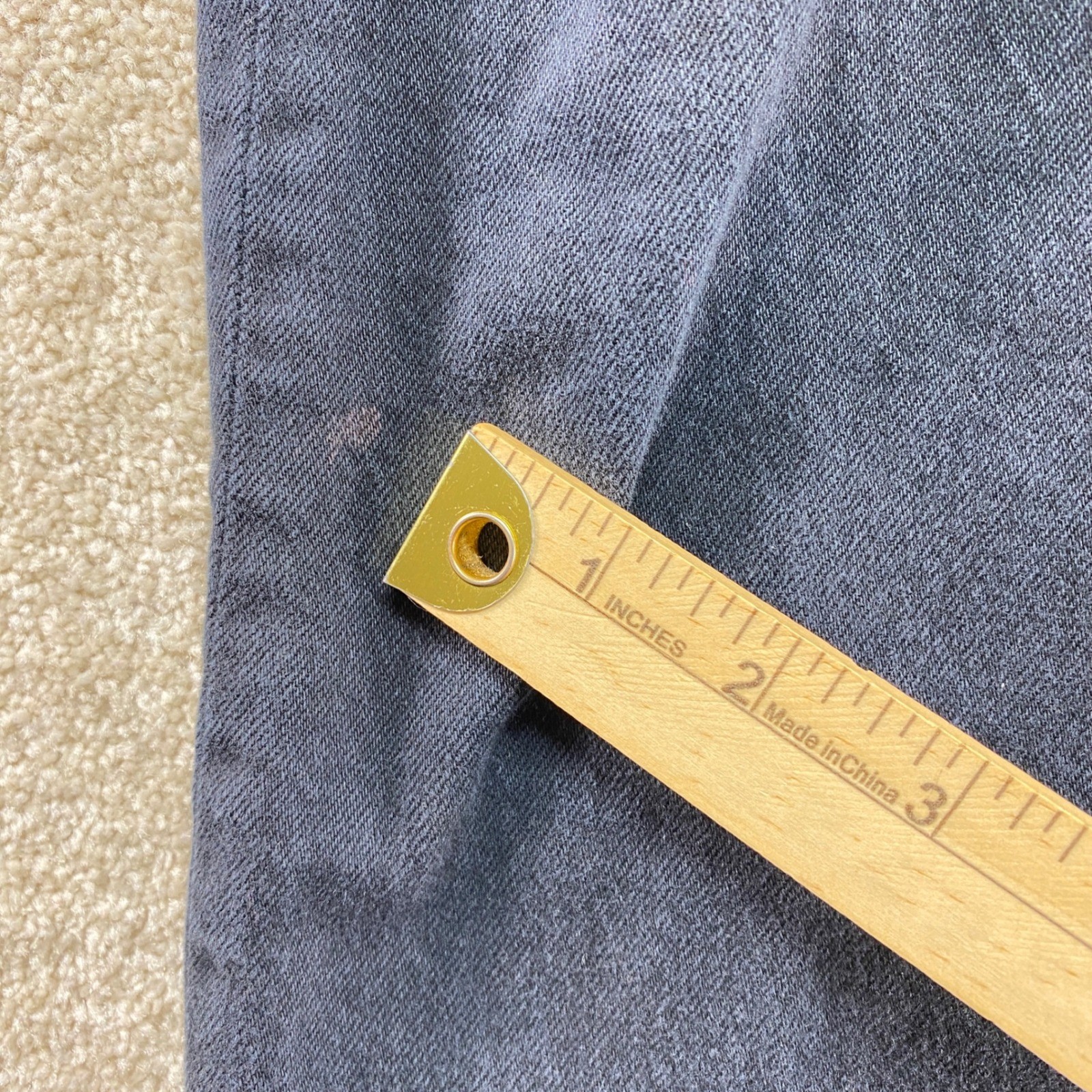 Levis Premium Wedgie Straight Womens Jeans 25x28 Black Mid Rise Button Fly thumbnail 10