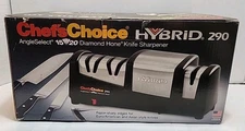 Chef's Choice Hybrid 290 Diamond Hone Knife Sharpener 3 Stage Read Description 