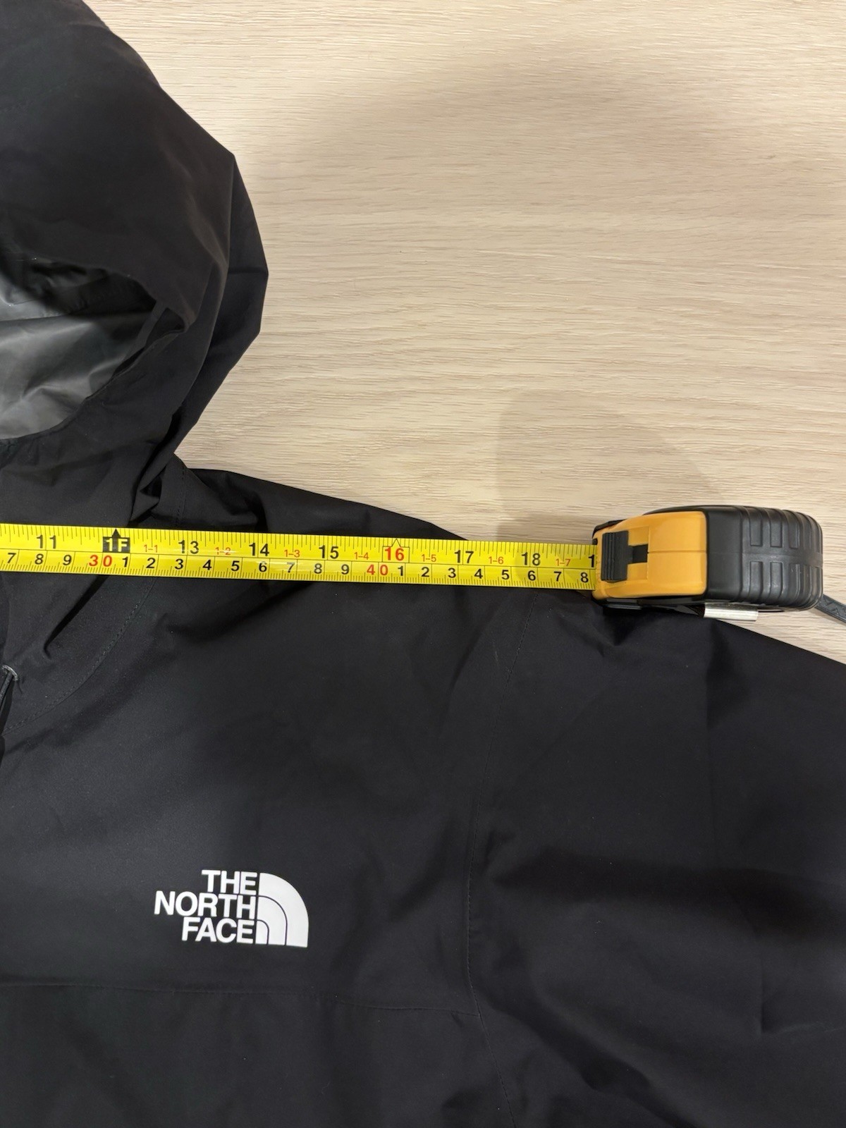 North Face Performance Rain Jacket Adjustable Bla… - image 8