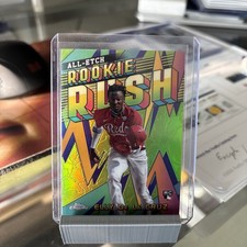 2024 Topps Chrome #CERR-1 Elly De La Cruz Chrome All-Etch Rookie Rush