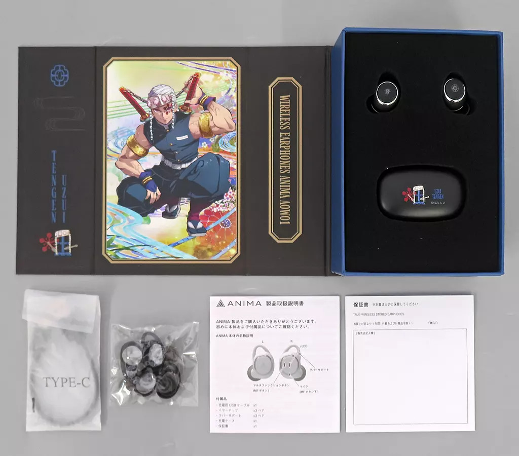 Demon Slayer Tengen Uzui ANIMA AOW01 Wireless Earbuds Limited From