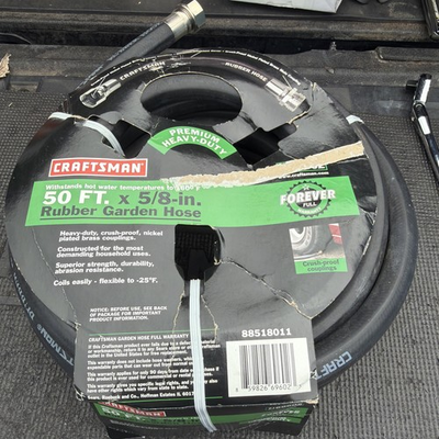 #ad Rare Sears Craftsman USA Nos 50ft X 5 8” Rubber Garden Hose Best Ever Made 69602 $279.00