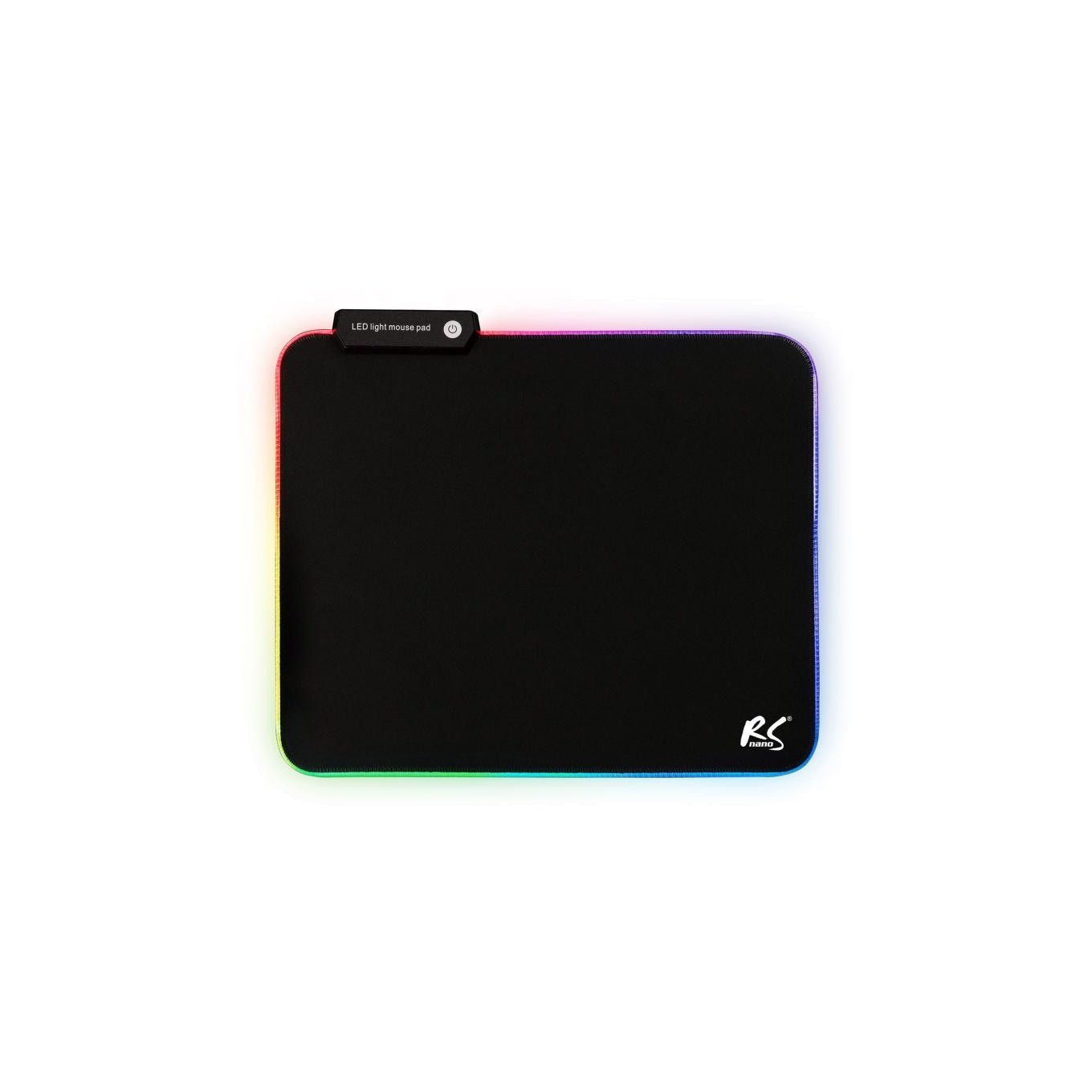 Nanors Rs704 Gaming Mouse Mat With Led Rgb Lighting And Non-Slip Rubber Base 30 X 25 Cm Non-Slip Desk Mat Mouse Pad (300 X 250 X 4 Mm) - Image 2